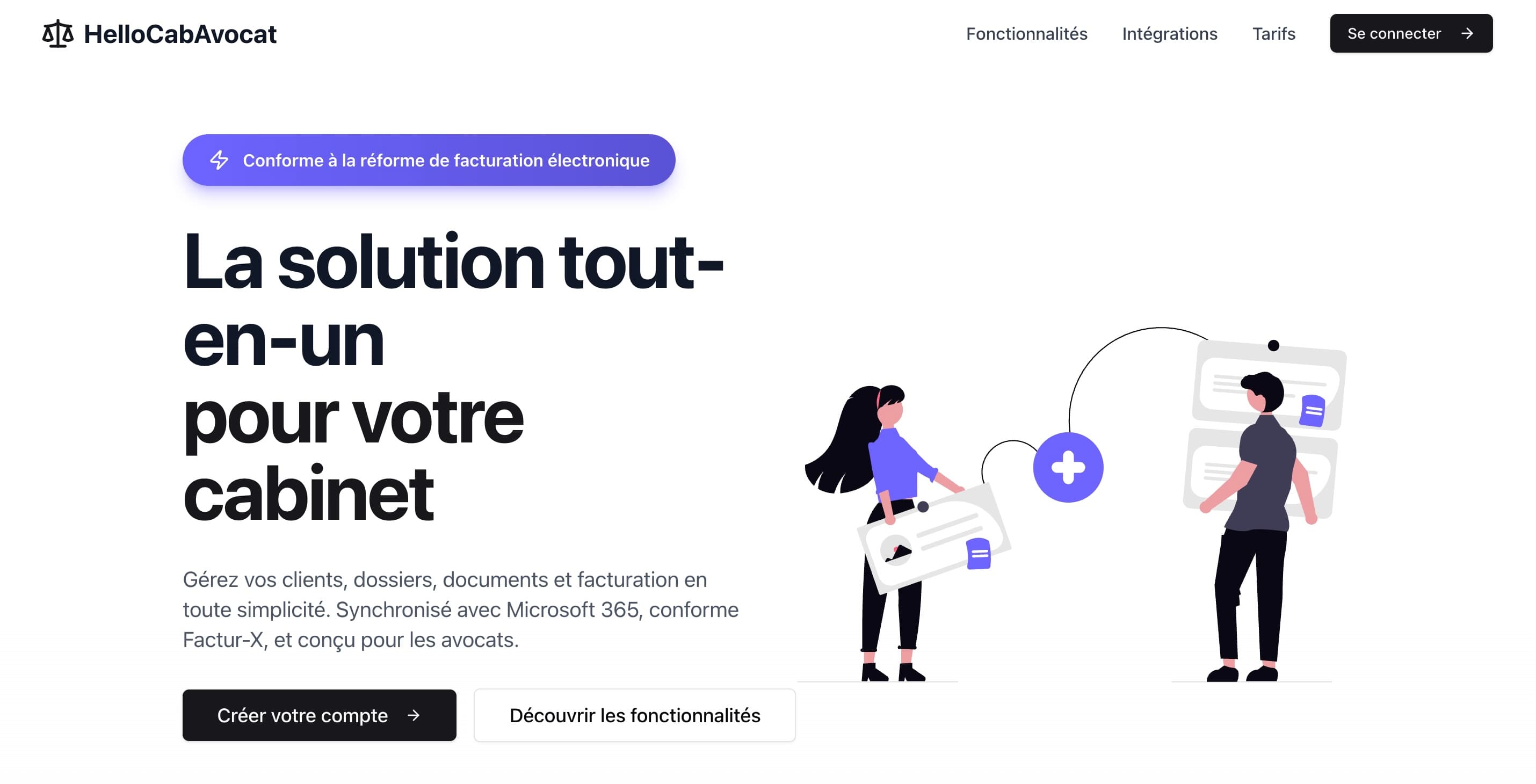 Screenshot de HelloCabAvocat