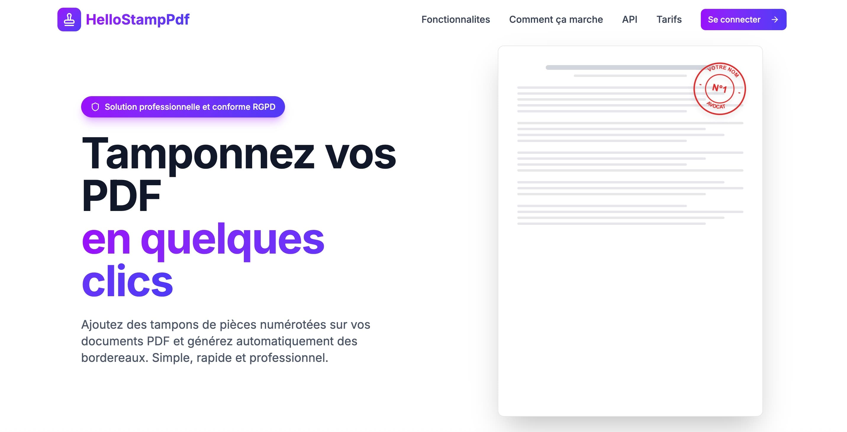 Screenshot de HelloStampPdf